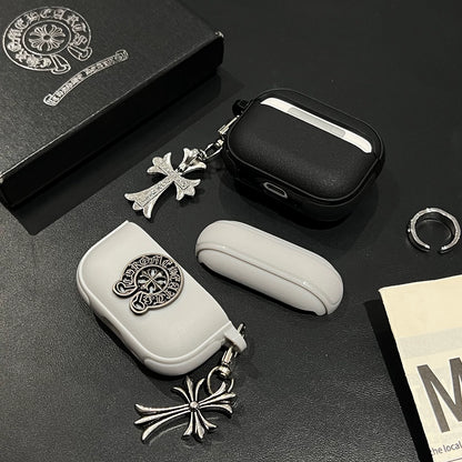 Matte Chrome Cross AirPod Case