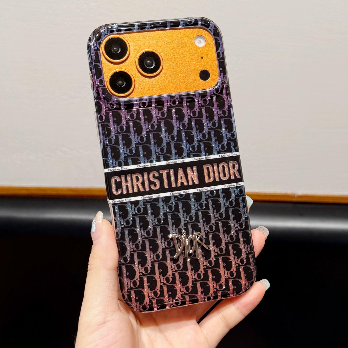 CD Luxury iPhone Case with Logo