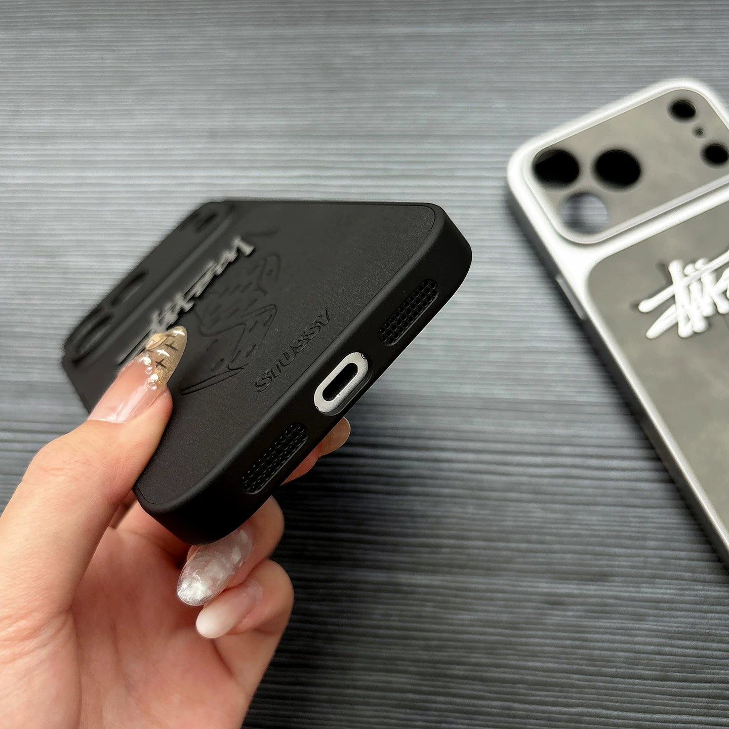 Metal Logo Dice Graphic  iPhone Case