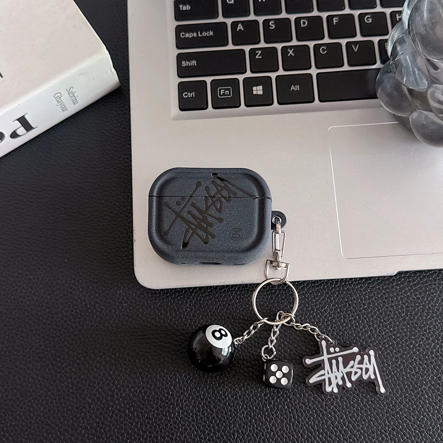 Streetwear Logo AirPod Case with Charm