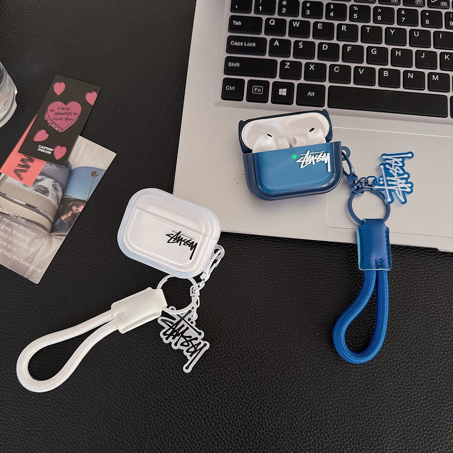 Streetwear Inspired AirPod Case With Keyring
