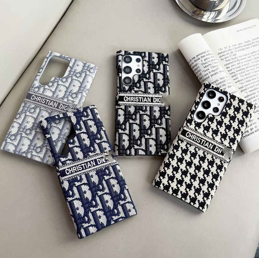 Chic Pattern Canvas Samsung Case ✨