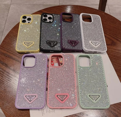 Crystal Luxe Sparkle Case — iPhone 13-17 ✨