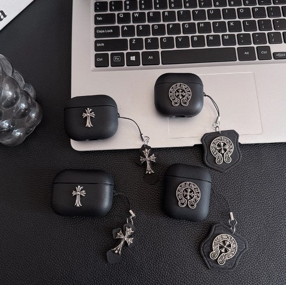 Chrome Cross or Logo AirPod Case