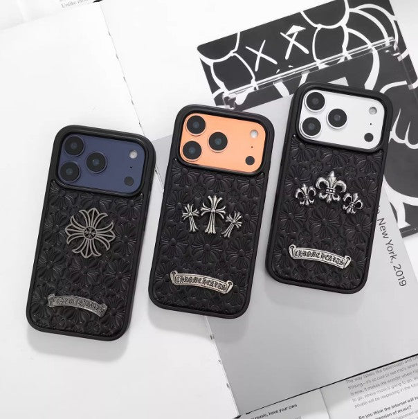 Embossed Cross Textured  iPhone Case