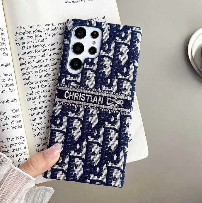 Chic Pattern Canvas Samsung Case ✨