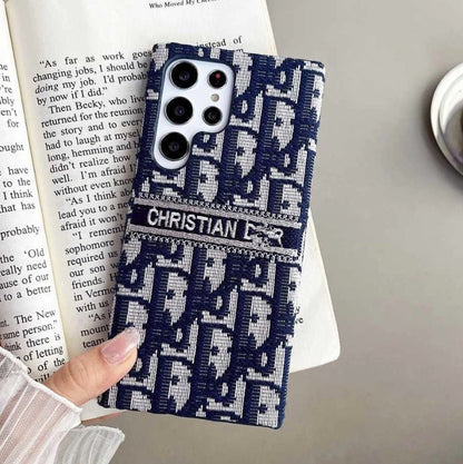 Chic Pattern Canvas Samsung Case ✨