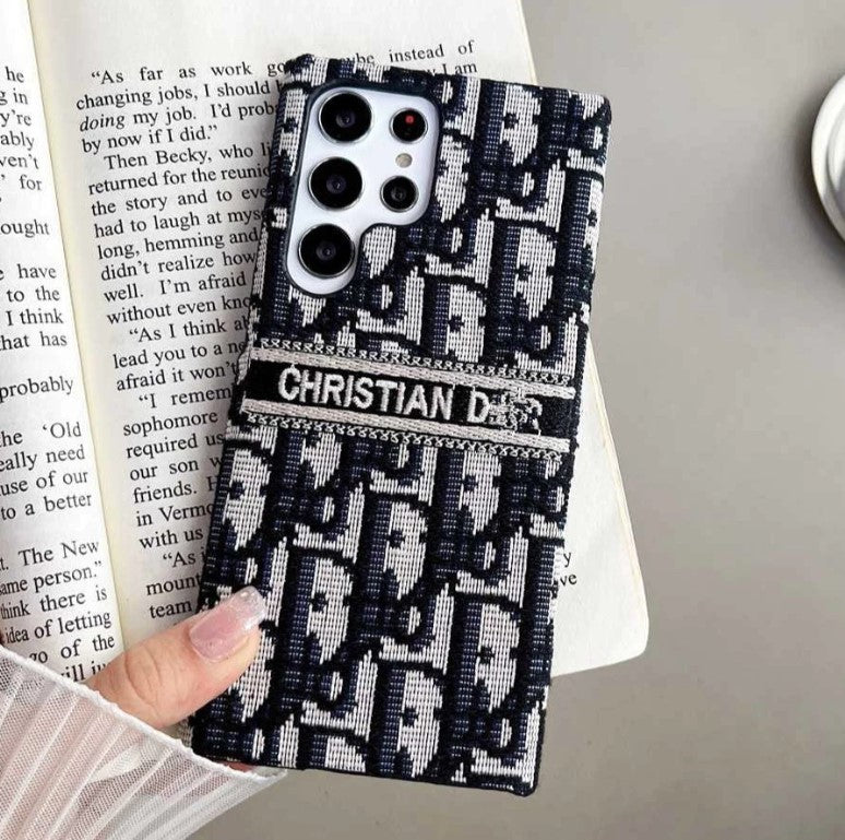 Chic Pattern Canvas Samsung Case ✨