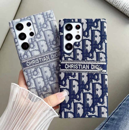 Chic Pattern Canvas Samsung Case ✨