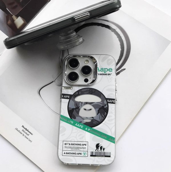 AApe Streetwear MagSafe iPhone case with grip