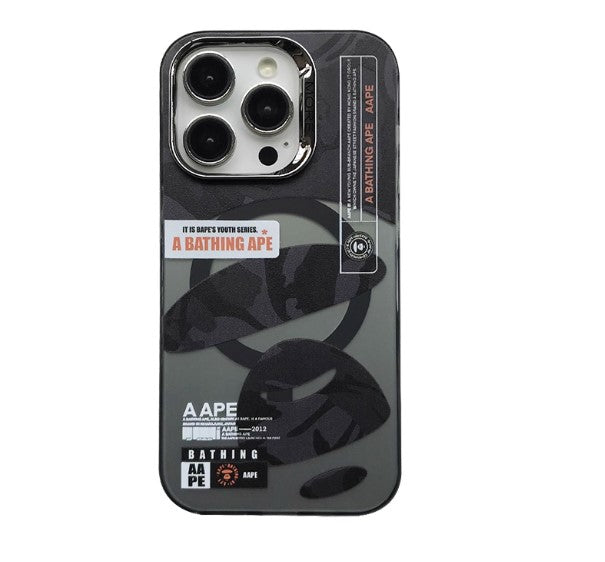 AApe Streetwear MagSafe iPhone case with grip