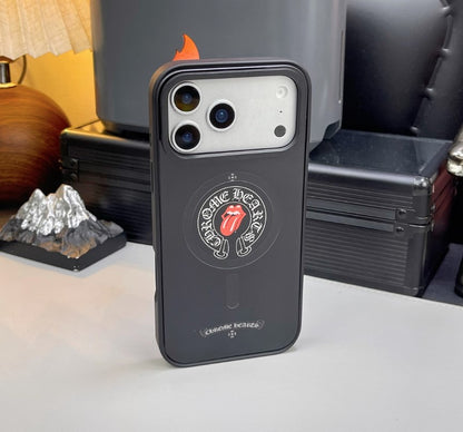 Gloss Black Cross MagSafe Street Cases – iPhone 14–17