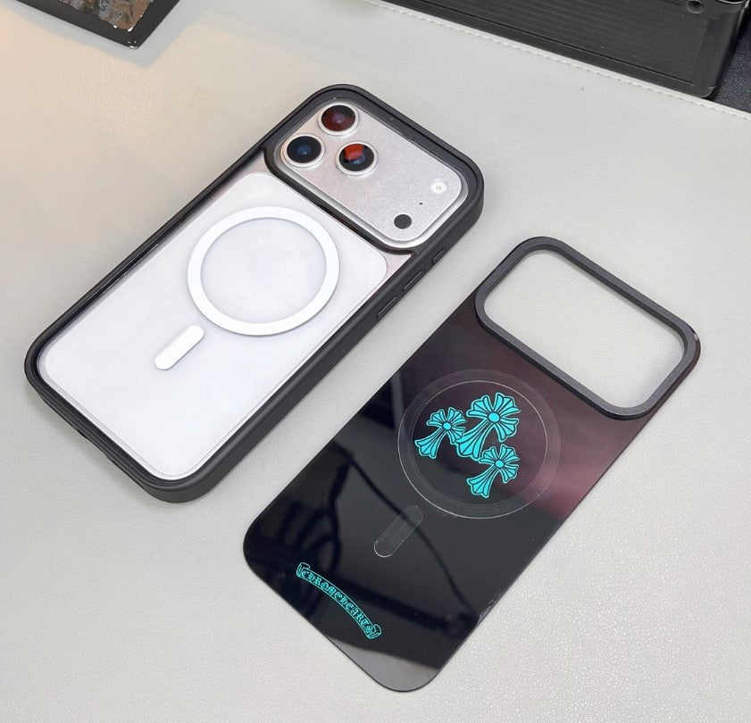 Gloss Black Cross MagSafe Street Cases – iPhone 14–17