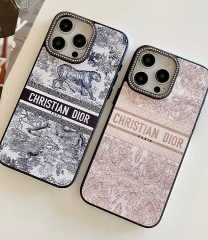 Jungle Print iPhone Case with Sparkle Surround