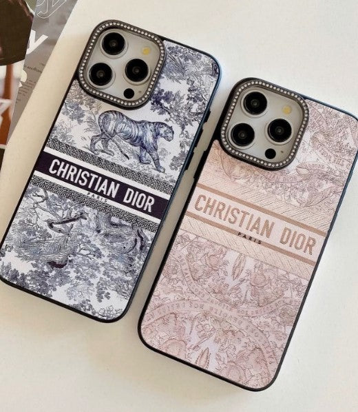 Jungle Print iPhone Case with Sparkle Surround