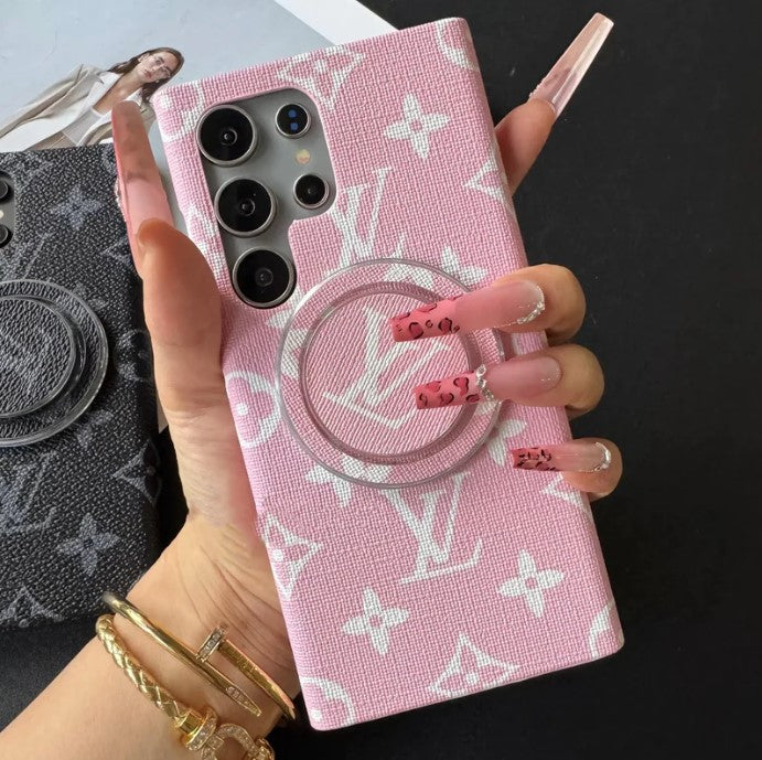 Luxury Monogram Magsafe Phone Case -iPhone & Samsung