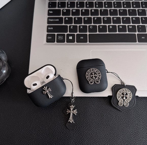 Chrome Cross or Logo AirPod Case