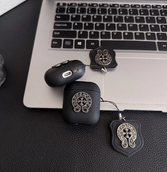 Chrome Cross or Logo AirPod Case