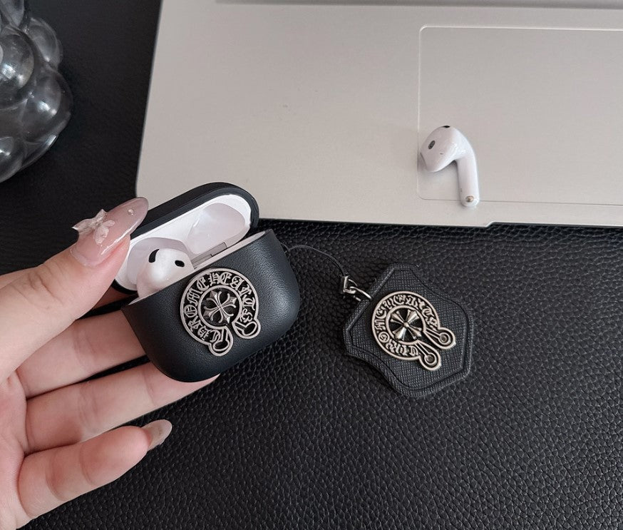 Chrome Cross or Logo AirPod Case