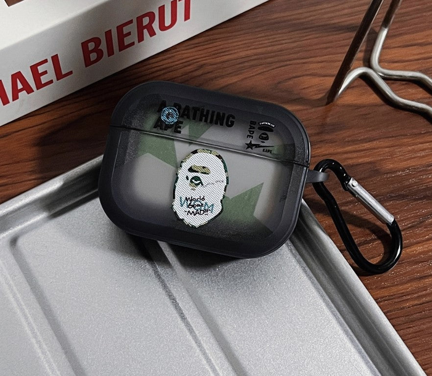 Streetwear-Inspired Ape Design AirPod Case