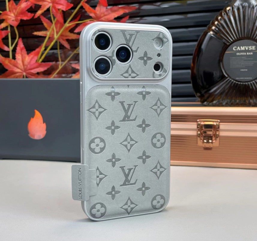 Matte Luxe Monogram iPhone Case