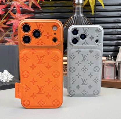 Matte Luxe Monogram iPhone Case