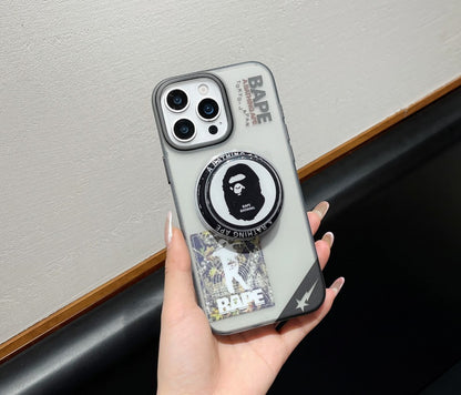 Streetwear Ape Design MagSafe  iPhone Case with Grip