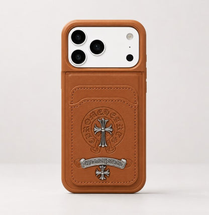 Streetwear CH Design iPhone Case with Card Holder
