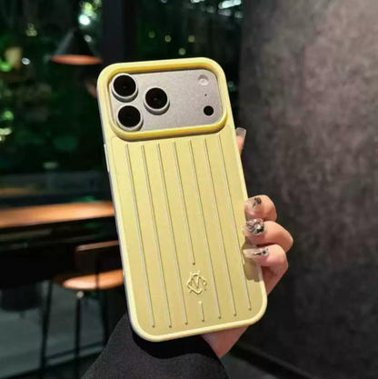 Luxury Aluminium  iPhone Case - Yellow