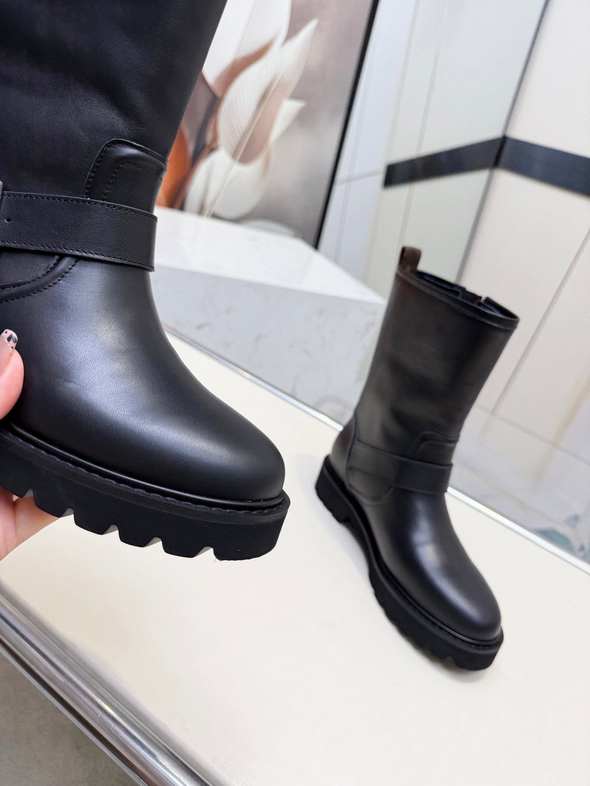 Luxury Territory Leather Boots Black Monogram