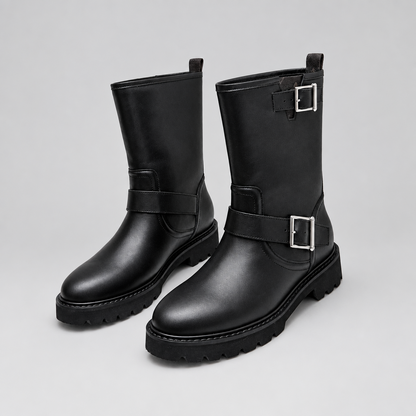 Luxury Territory Leather Boots Black Monogram