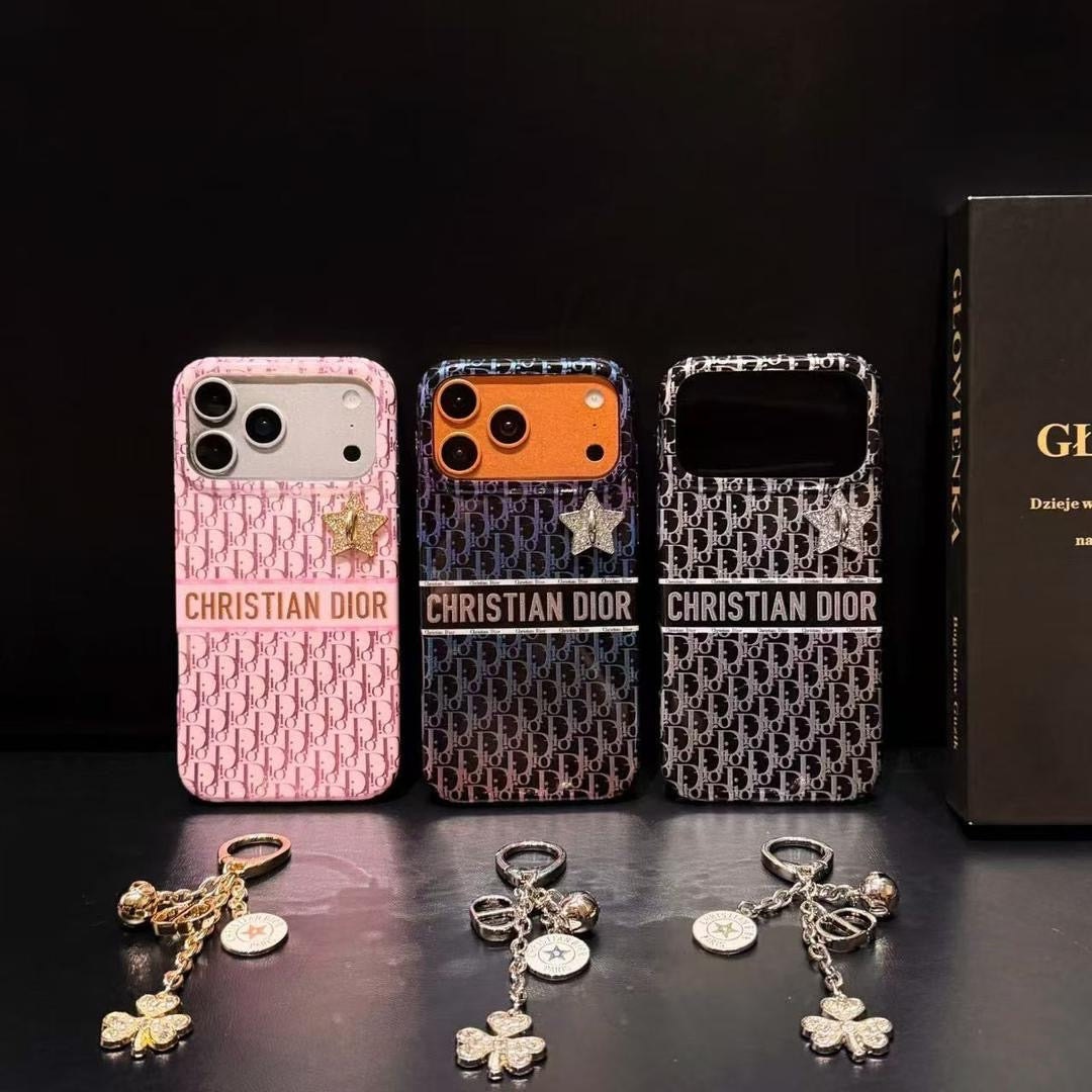 CD Luxury iPhone Case with Charm