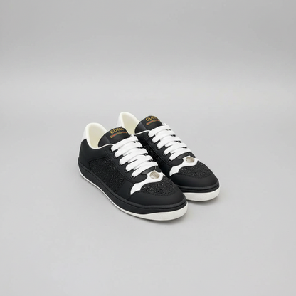 Screener Sneaker with Crystals - Black