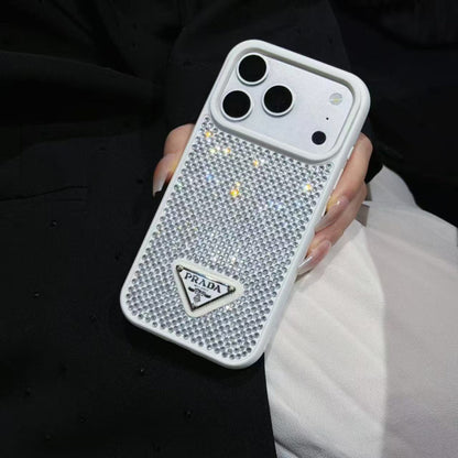 Crystal Luxury Milano iPhone Case -White