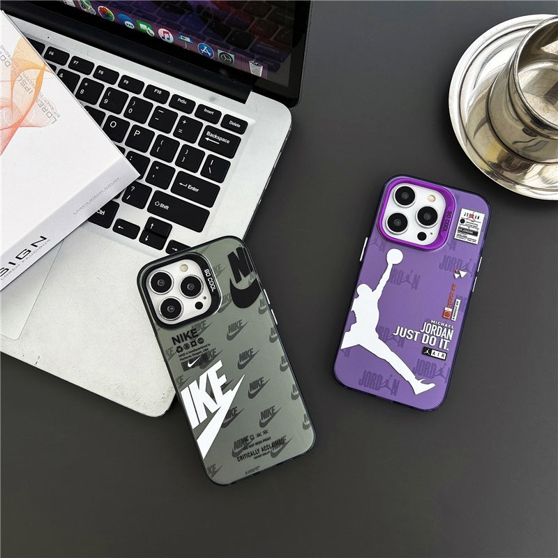 AJ Purple or Grey Sneakerhead  iPhone Case