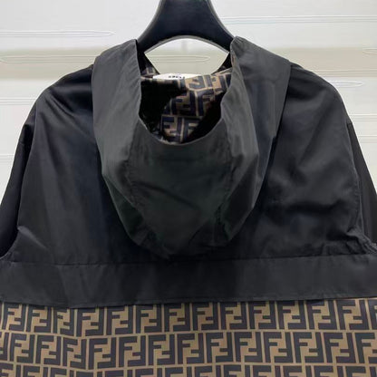 Zucca Print Windbreaker Jacket