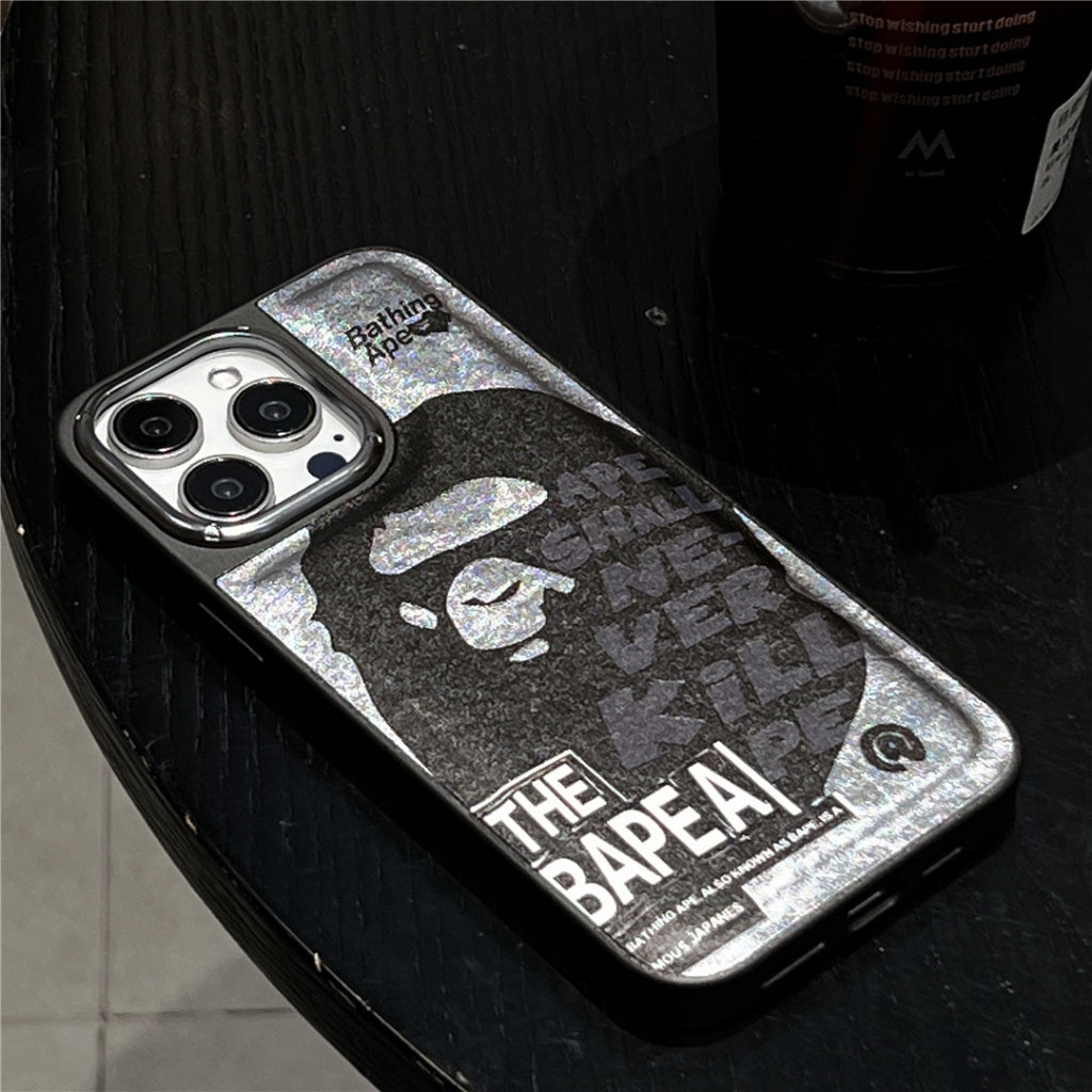 Ape Style Leather texture iPhone Case