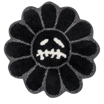 Hypebeast Sunflower Rug Black