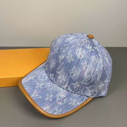 Denim Monogram Cap - 3 Styles