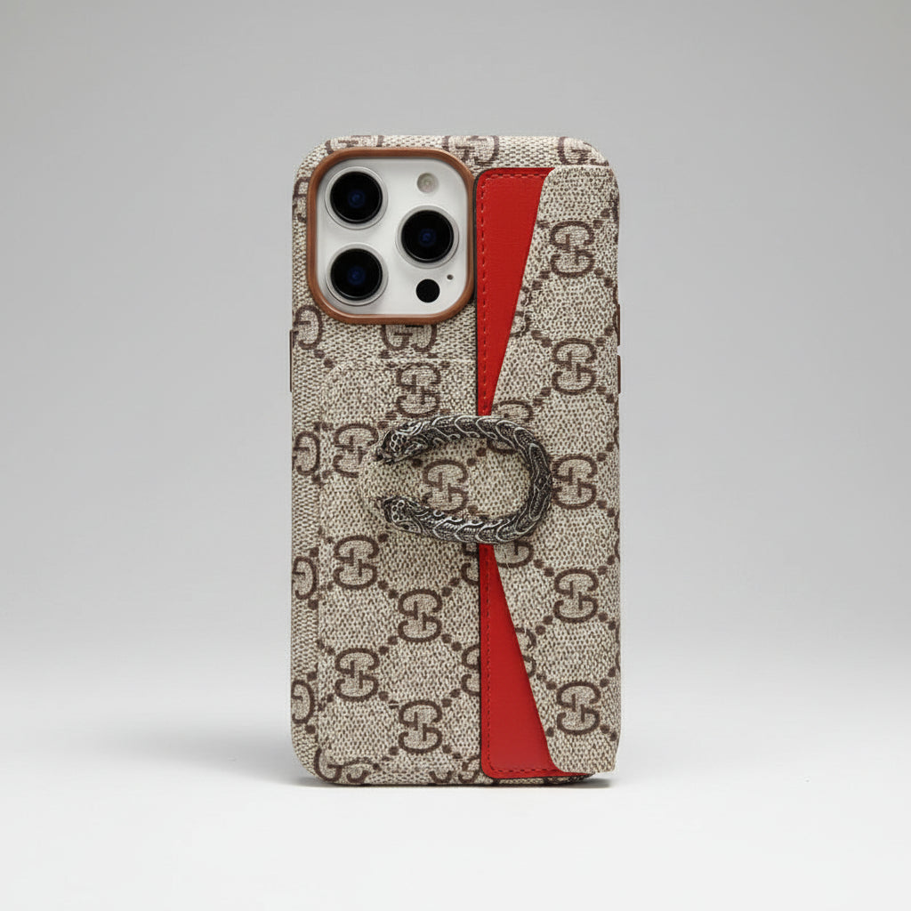 Luxury Horseshoe Card holder Phone Case