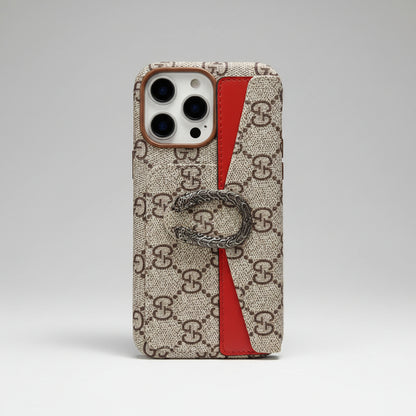 Luxury Horseshoe Card holder Phone Case