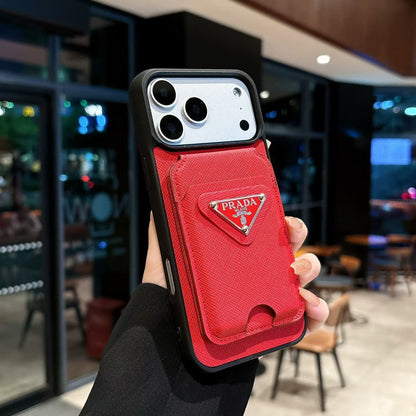 Saffiano Wallet Case — iPhone 13–17