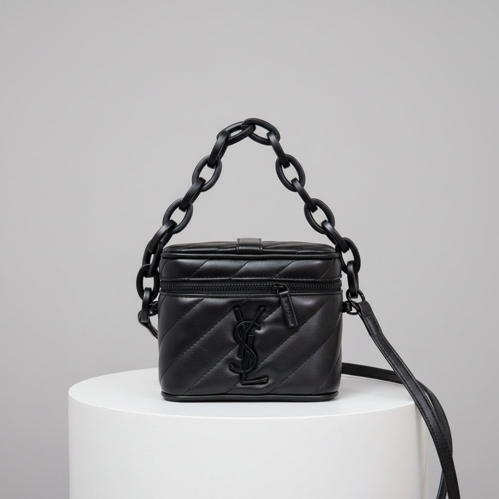 YS Beaute Quilted Cosmetic Vanity Case