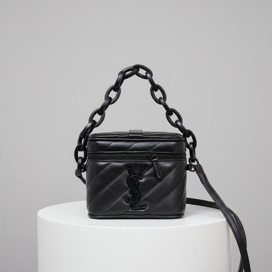 YS Beaute Quilted Cosmetic Vanity Case