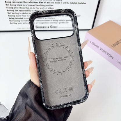 Monogram Denim Phone Case with Card Holder