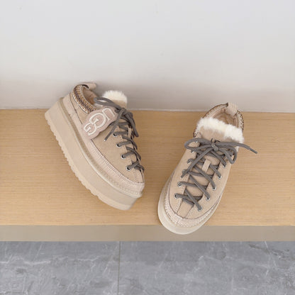 Heritage Lace Up Platform Slipper