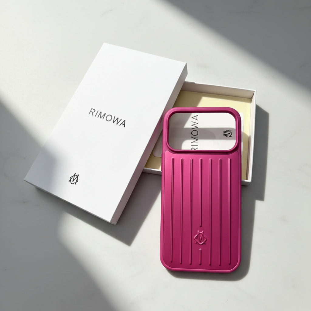 Luxury Aluminium  iPhone Case - Pink Raspberry