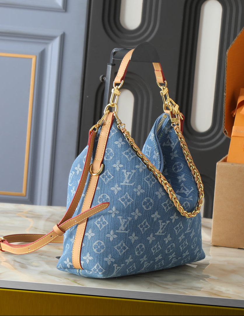 Multipass Denim Shoulder Bag