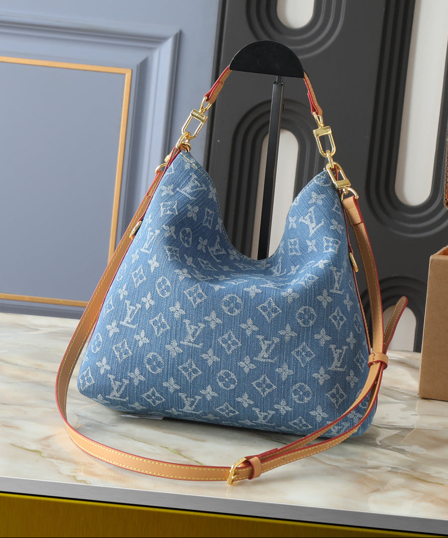 Multipass Denim Shoulder Bag