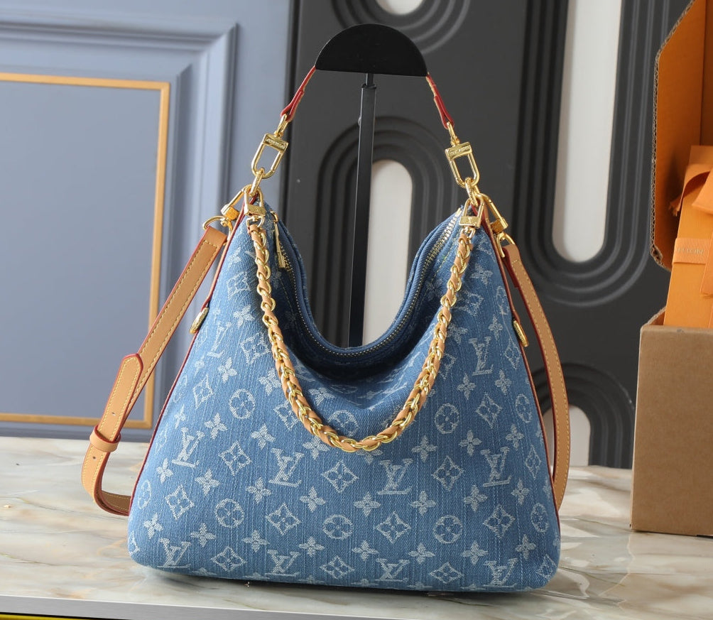 Multipass Denim Shoulder Bag